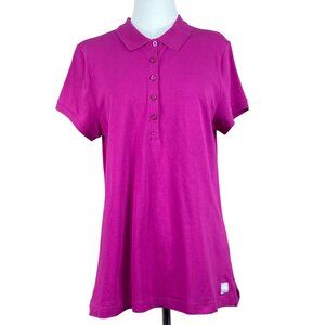 The North Face Women's Polo Solid Pink Size XL